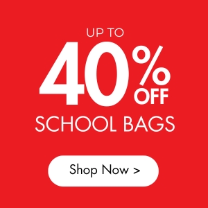 Up to 40% off School Bags