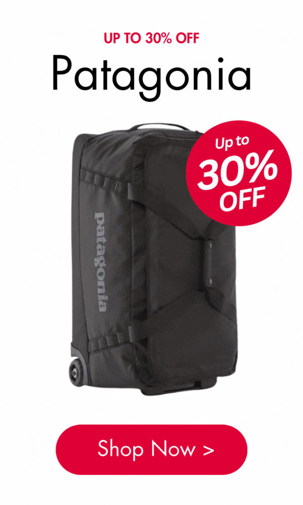 Up to 30% off Patagonia