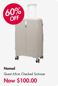 Nomad Quest 65cm Hardside Checked Suitcase Beige