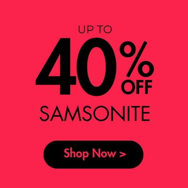 Samsonite - Up to 40% off