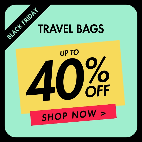 Travel Bags - Up to 40% off