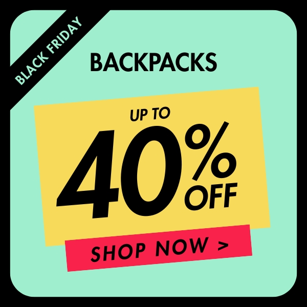 Backpacks - Up to 40% off