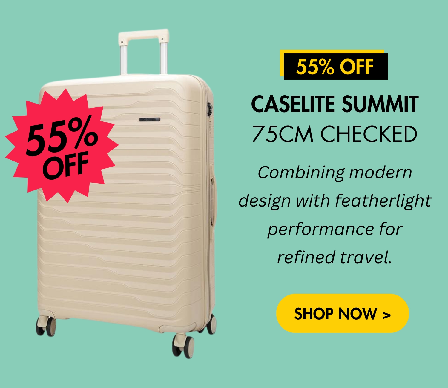 Caselite Summit 75cm Checked - 55% off