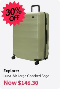 Explorer Luna-Air 74cm Hardside Checked Suitcase