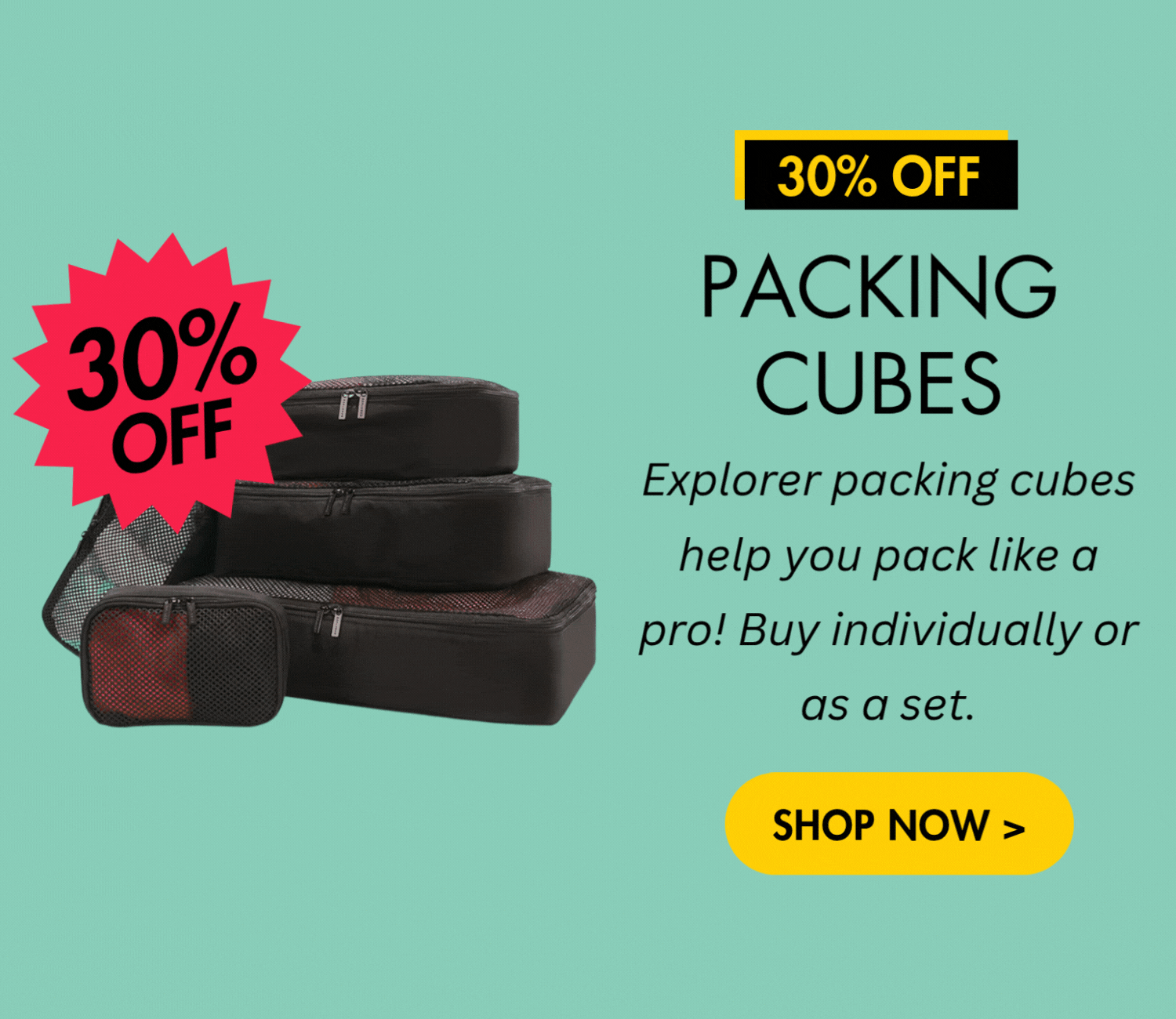 Packing Cubes - 30% off