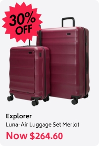 Explorer Luna-Air 55cm Front Access & 74cm Hardside Luggage Set