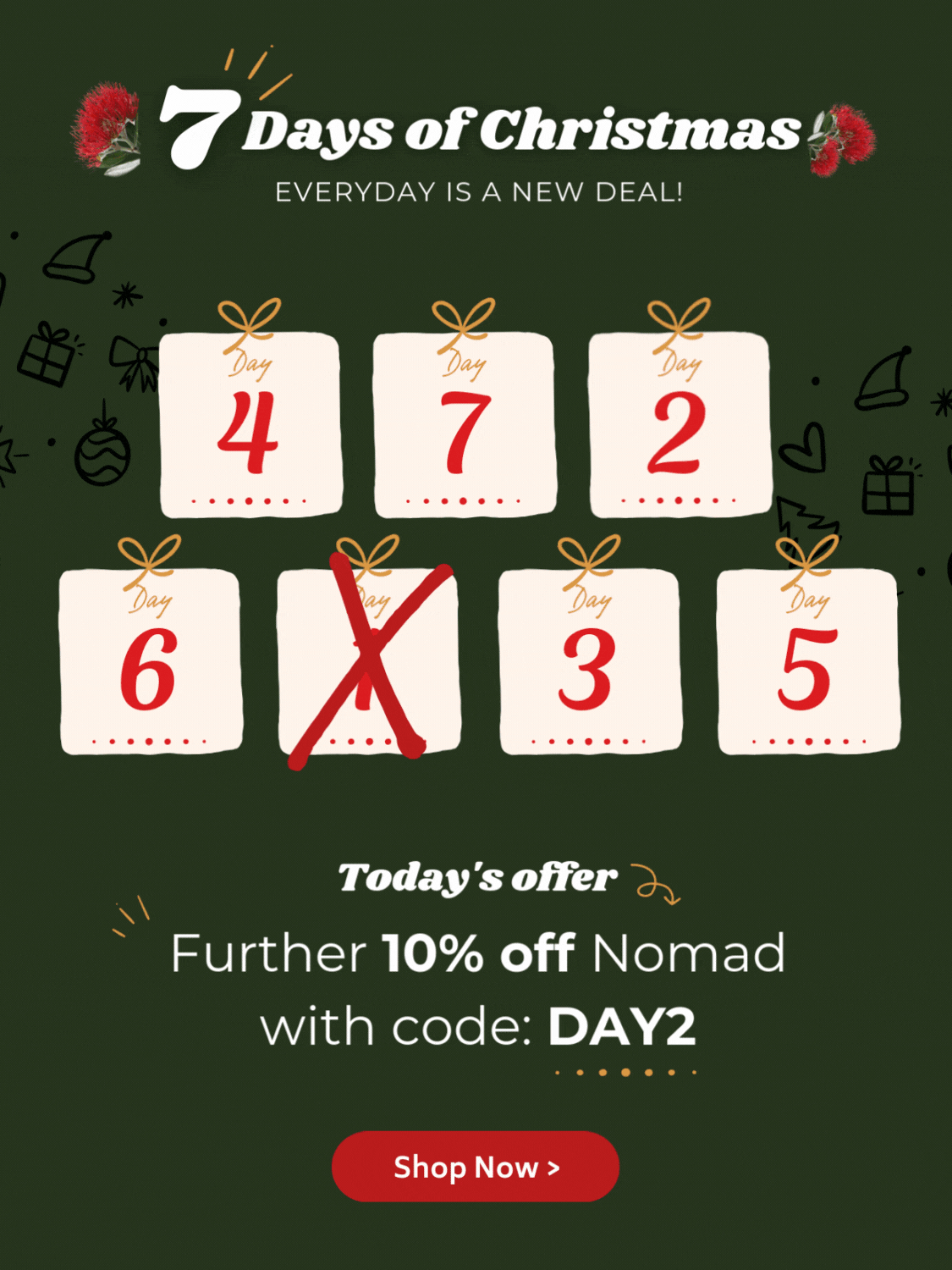Day 2 Deal - Further 10% off Nomad with code DAY2