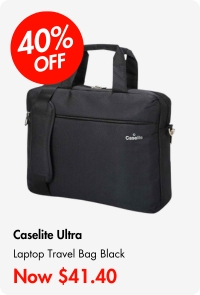 Caselite Ultra Laptop Travel Bag Black