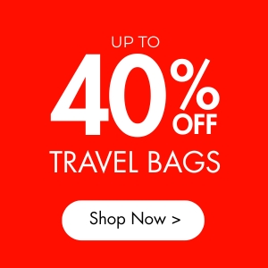 Up to 40% off Travel Bags