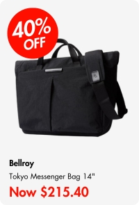 Bellroy Tokyo Messenger Bag 14" Raven