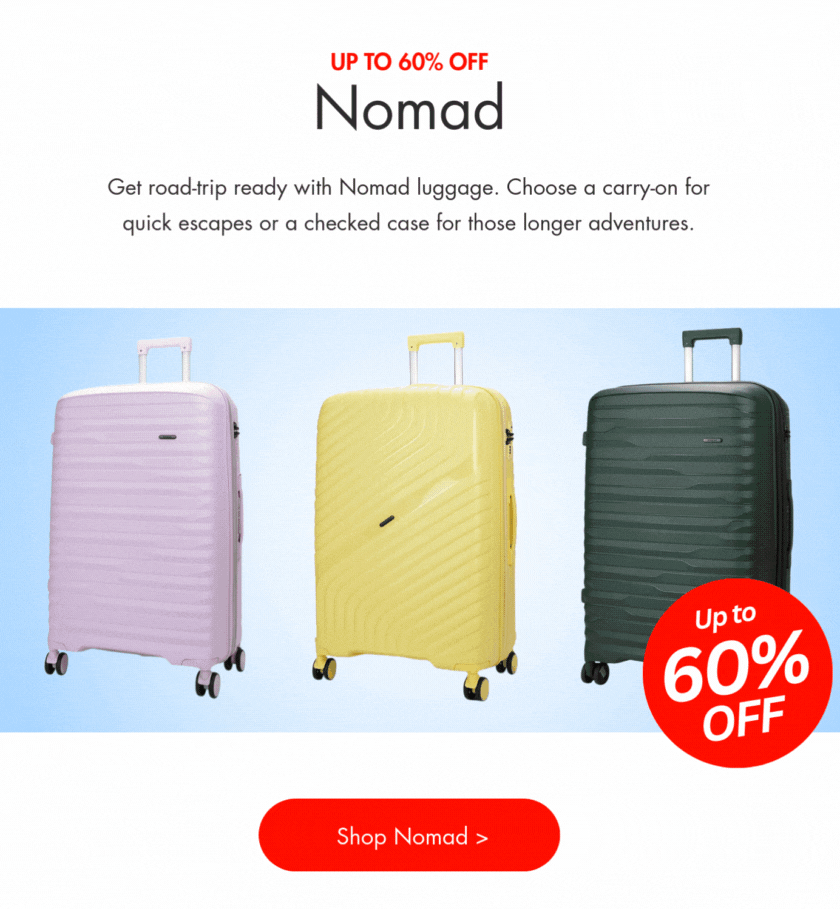 Up to 60% off Nomad