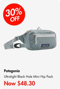 Patagonia Ultralight Black Hole Mini Hip Pack Thermal Blue