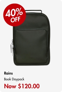 Rains Book Backpack Green