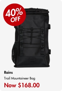 Rains Trail Mountaineer Bag Black
