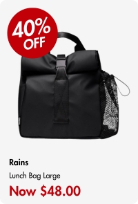 Rains Lunch Bag Large Black