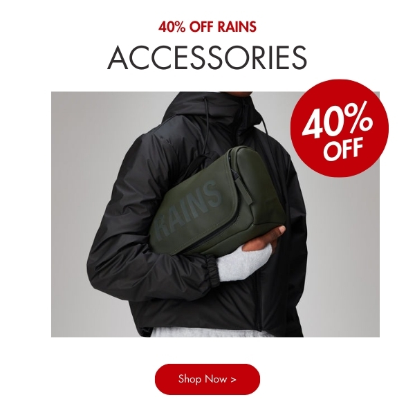 40% off Rains Accessories