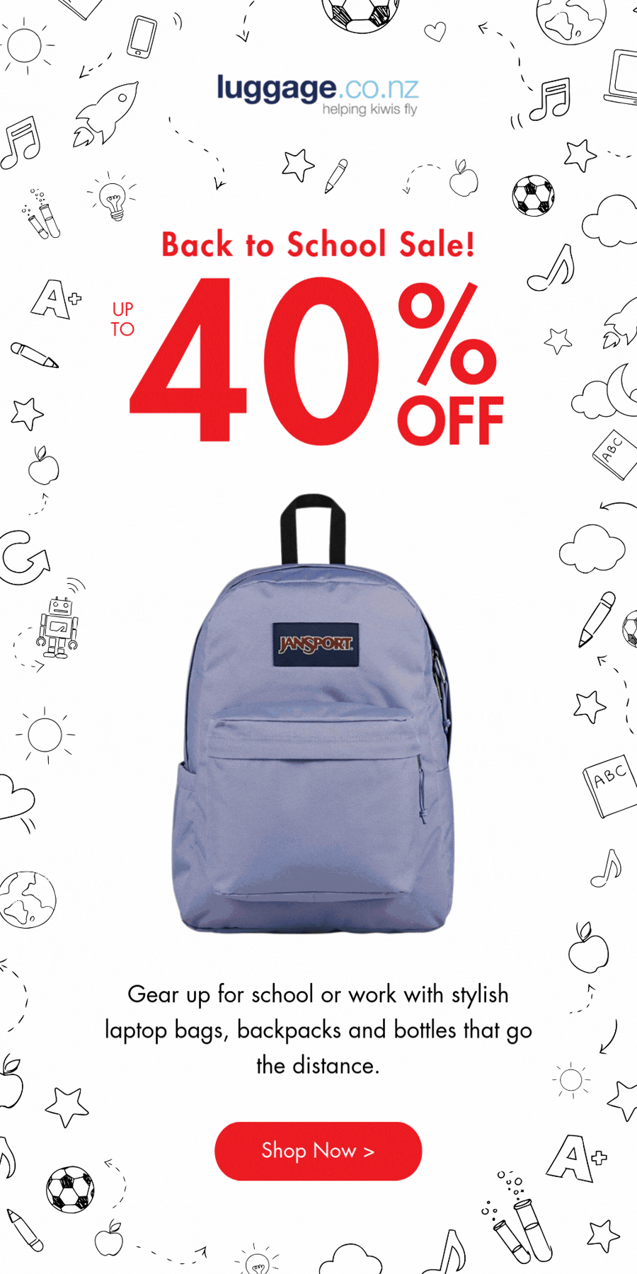 Back to School Sale