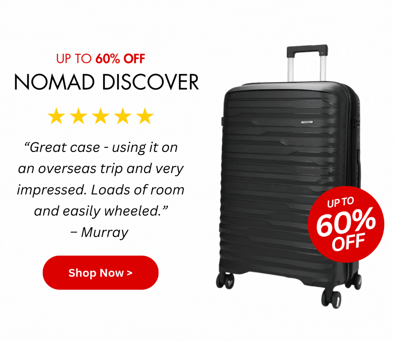 Up to 60% off Nomad Discover