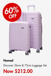 Nomad Discover 56cm & 75cm Hardside Luggage Set Light Purple