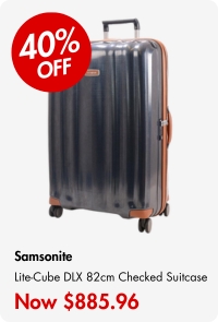 Samsonite Lite-Cube DLX 82cm CURV Spinner Suitcase Midnight Blue