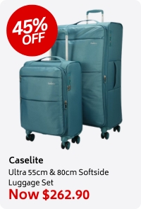 Caselite Ultra 55cm & 80cm Softside Luggage Set