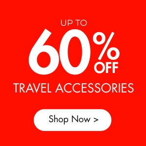 Up to 60% off Travel Accessories