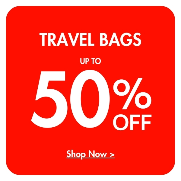 Up to 50% off Travel Bags