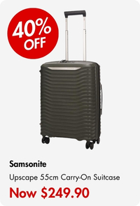 Samsonite Upscape 55cm Hardside Carry-On Suitcase Climbing Ivy