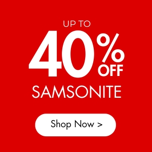 Up to 40% off Samsonite