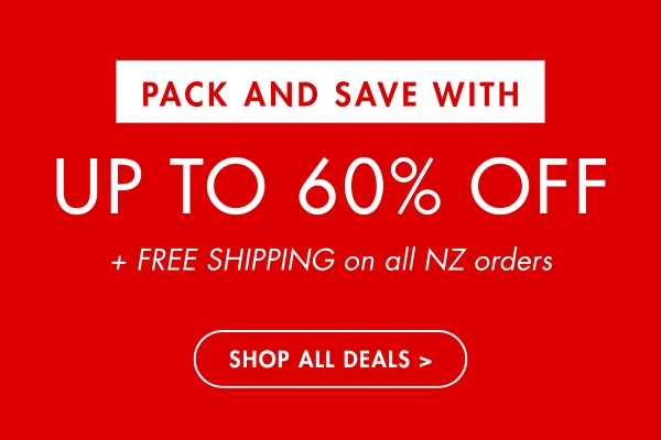 Pack & Save with up to 60% off