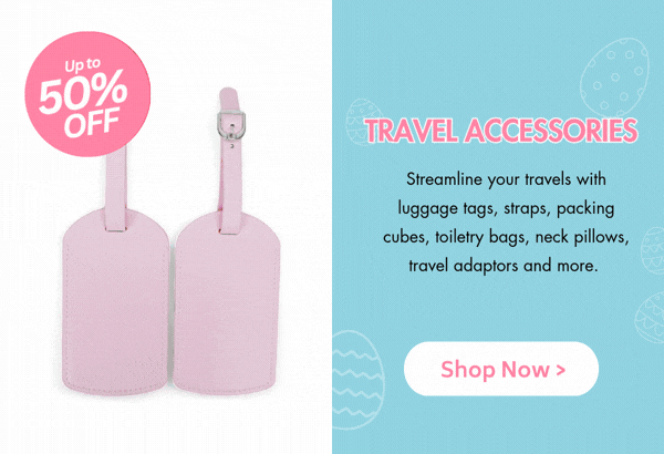 Up to 50% off Travel Accessories