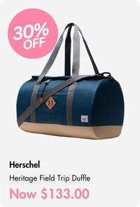 Herschel Heritage Field Trip Duffle Teal/Gargoyle