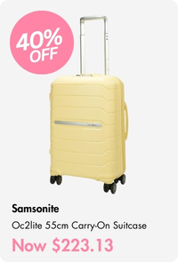 Samsonite Oc2lite 55cm Hardside Carry-On Suitcase Lemonade