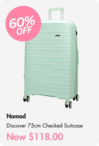 Nomad Discover 75cm Hardside Checked Suitcase Mint