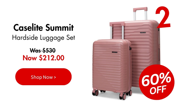 Caselite Summit 56cm & 75cm Hardside Luggage Set Rose