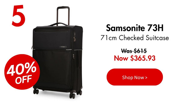 Samsonite 73H 71cm Softside Checked Suitcase Black