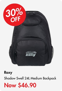 Roxy Women's Shadow Swell 24L Medium Backpack Anthracite