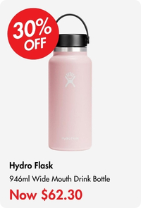 Hydro Flask 32oz (946ml) Wide Mouth Drink Bottle Trillium