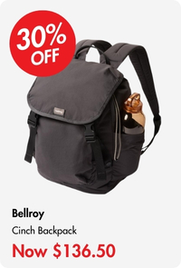Bellroy Cinch Backpack Charcoal