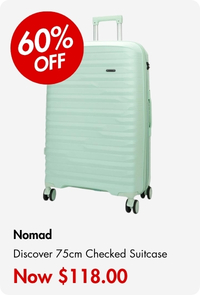 Nomad Discover 75cm Hardside Checked Suitcase Mint