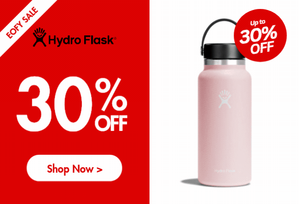 30% off Hydro Flask