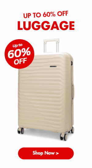 Up to 60% off Luggage