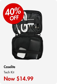 Pacsafe RFIDsafe RFID Blocking Large Travel Pouch Carbon