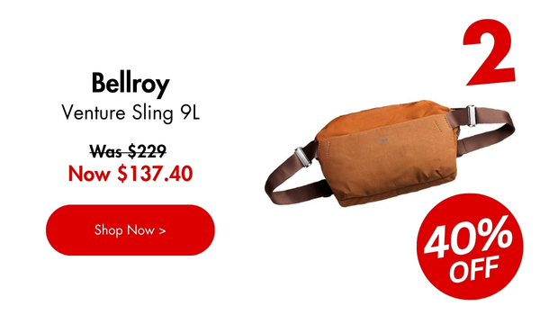 Bellroy Venture Sling 9L Bronze - 40% off