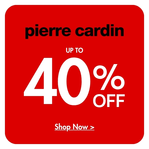Up to 40% off Pierre Cardin