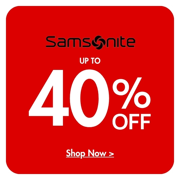 Up to 40% off Samsonite