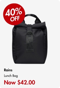 Rains Lunch Bag Black
