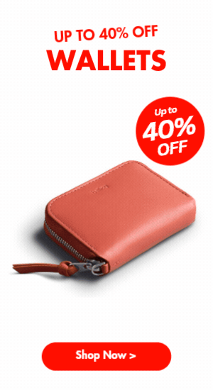 Up to 40% off Wallets