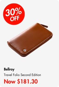 Bellroy Travel Folio Second Edition Sienna
