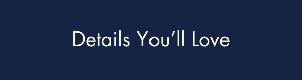 Details You'll Love